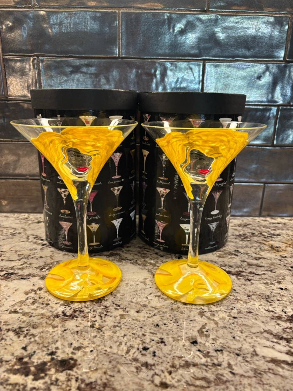 Lolita Cream Martini Glass. Price for 2 glasses. Dirty Blonde.